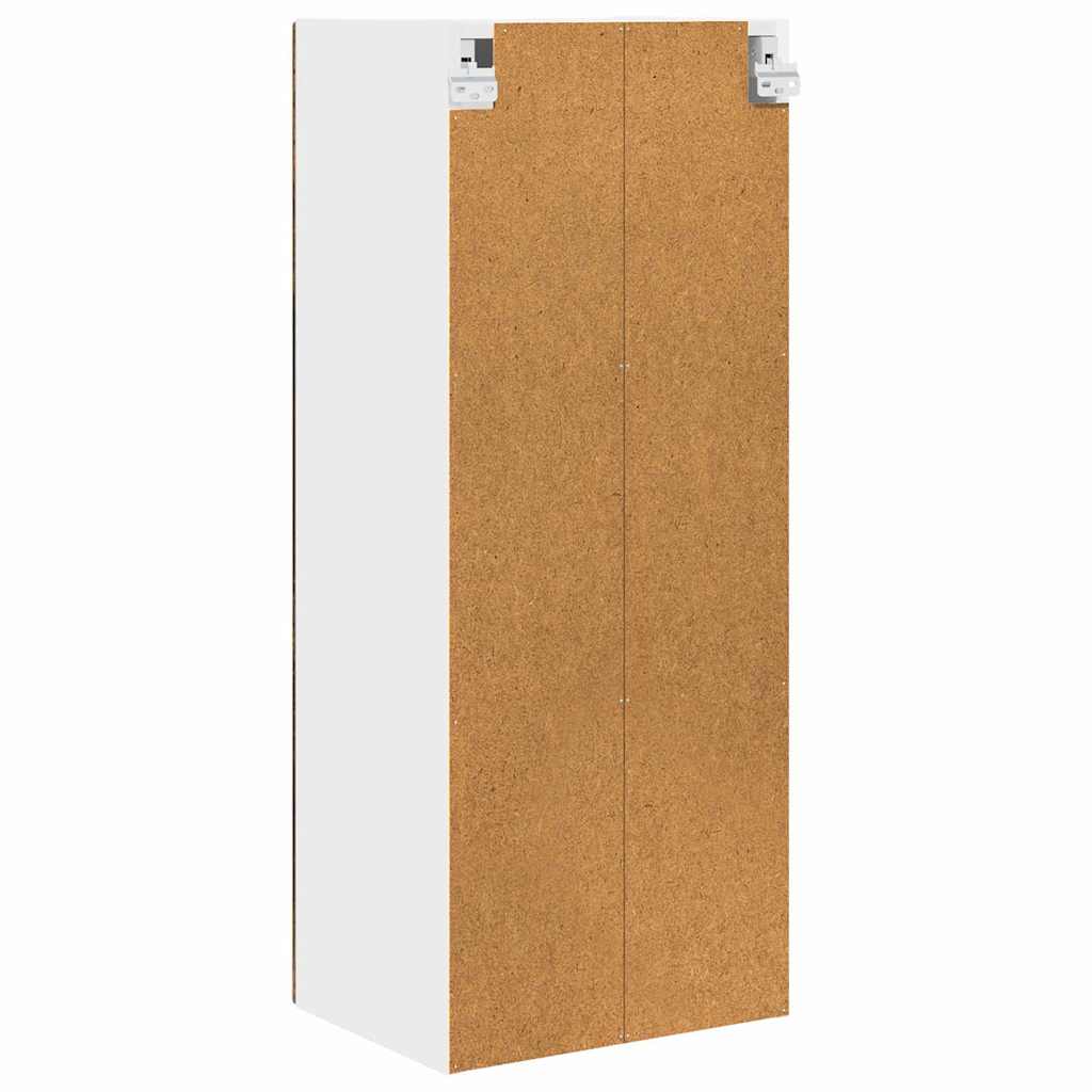 Vegghylle PORTO Røkt eik 40 x 31 x 100 cm Konstruert tre