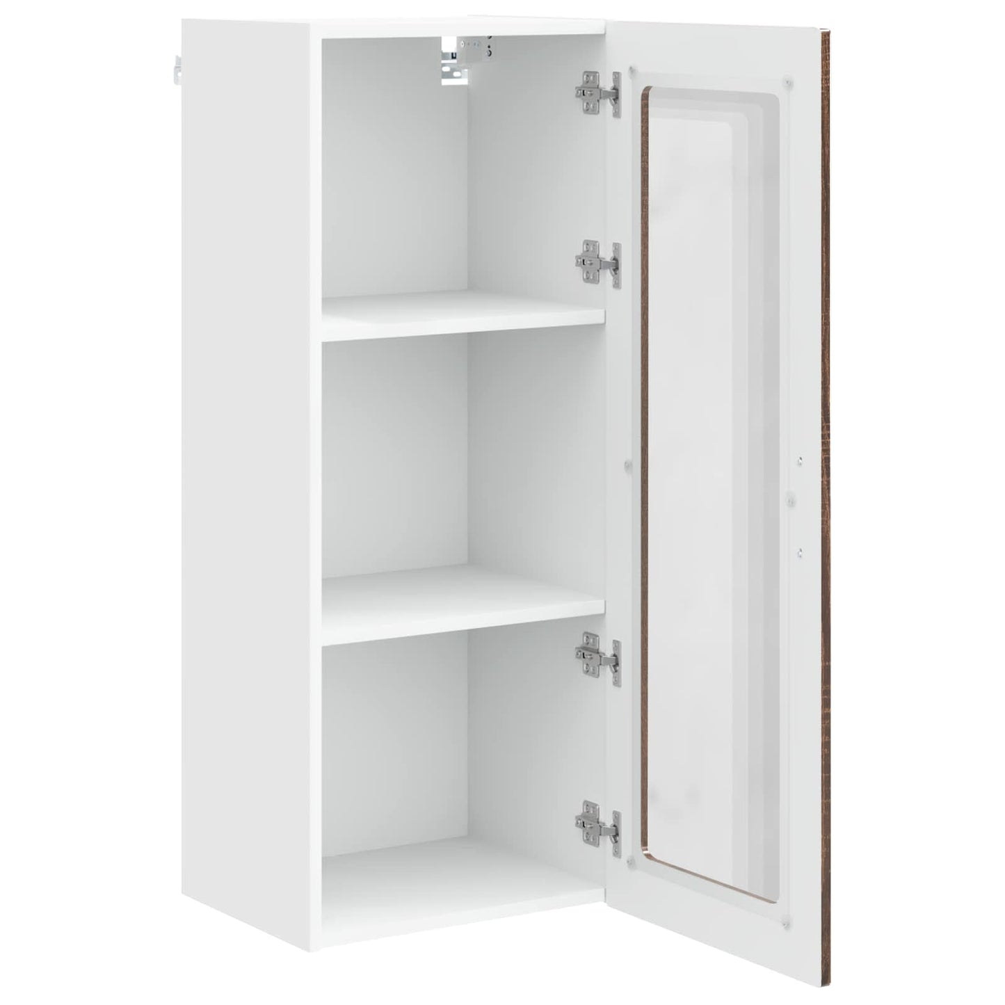 Vegghylle PORTO Brun Eik 40 x 31 x 100 cm Konstruert tre