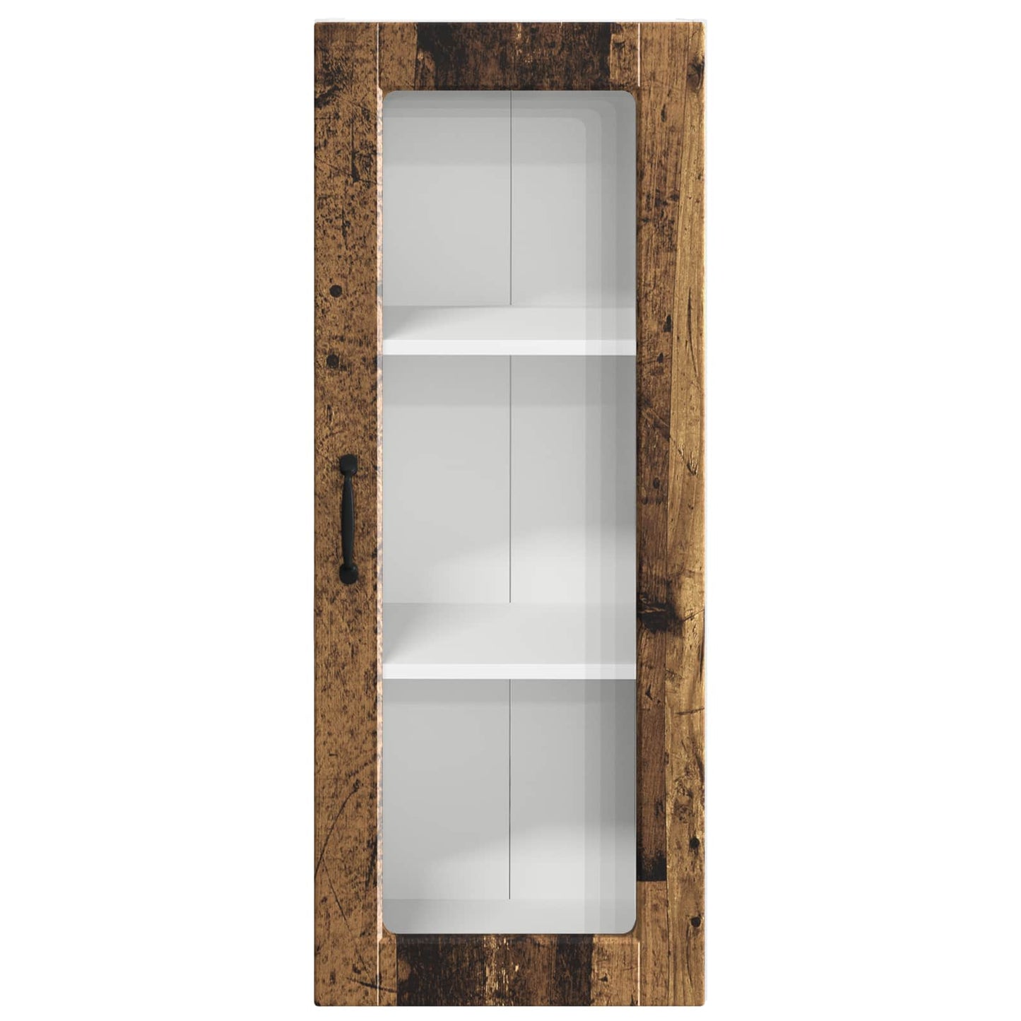 Vegghylle PORTO Gammelt tre 40 x 31 x 100 cm Konstruert tre