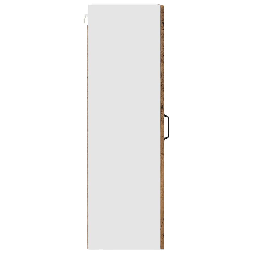 Vegghylle PORTO Gammelt tre 40 x 31 x 100 cm Konstruert tre