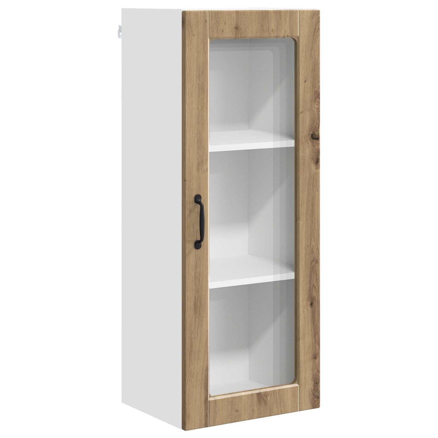 Vegghylle PORTO Artisan Eik 40 x 31 x 100 cm Konstruert tre