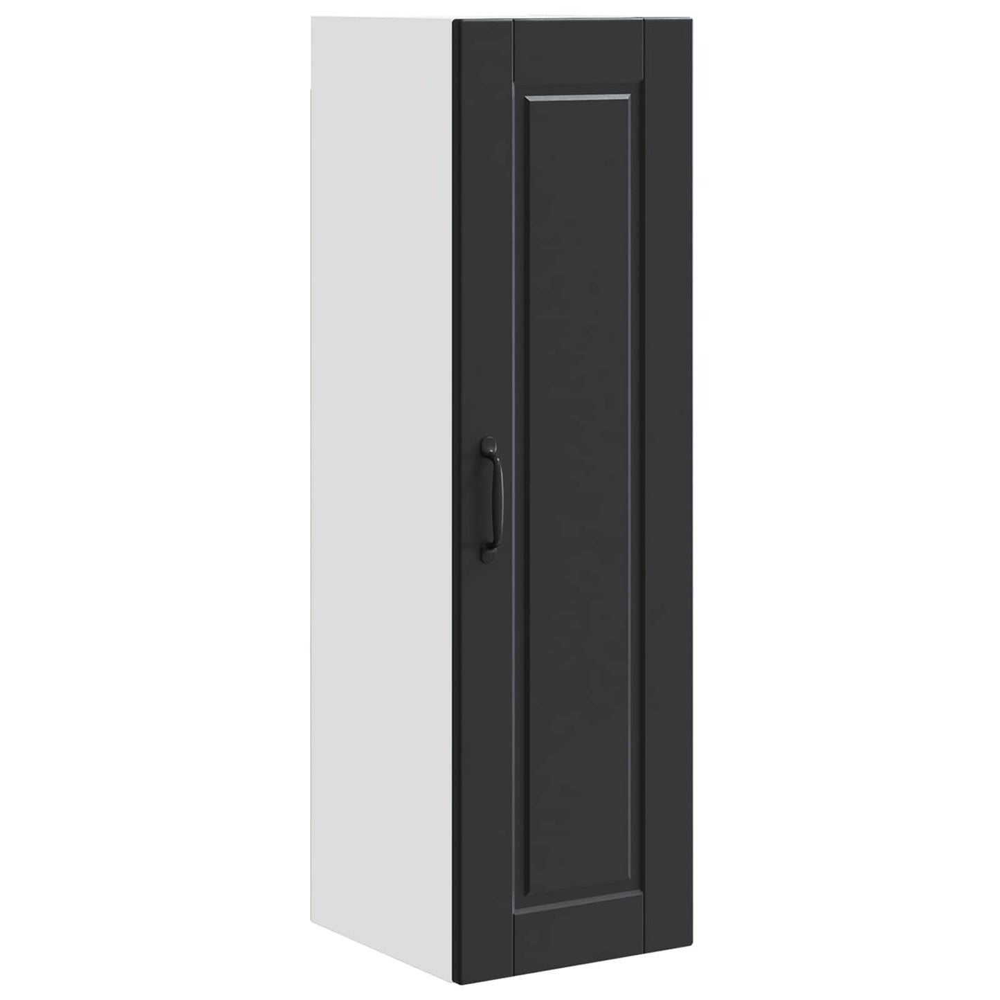 Veggskap PORTO Svart 30 x 31 x 100 cm Konstruert tre