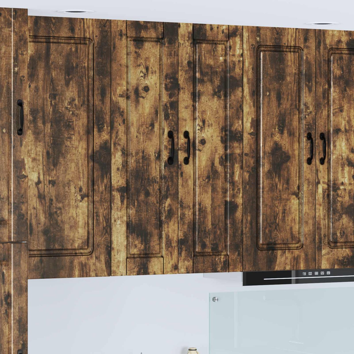 Veggskap PORTO Røkt eik 30 x 31 x 100 cm Konstruert tre