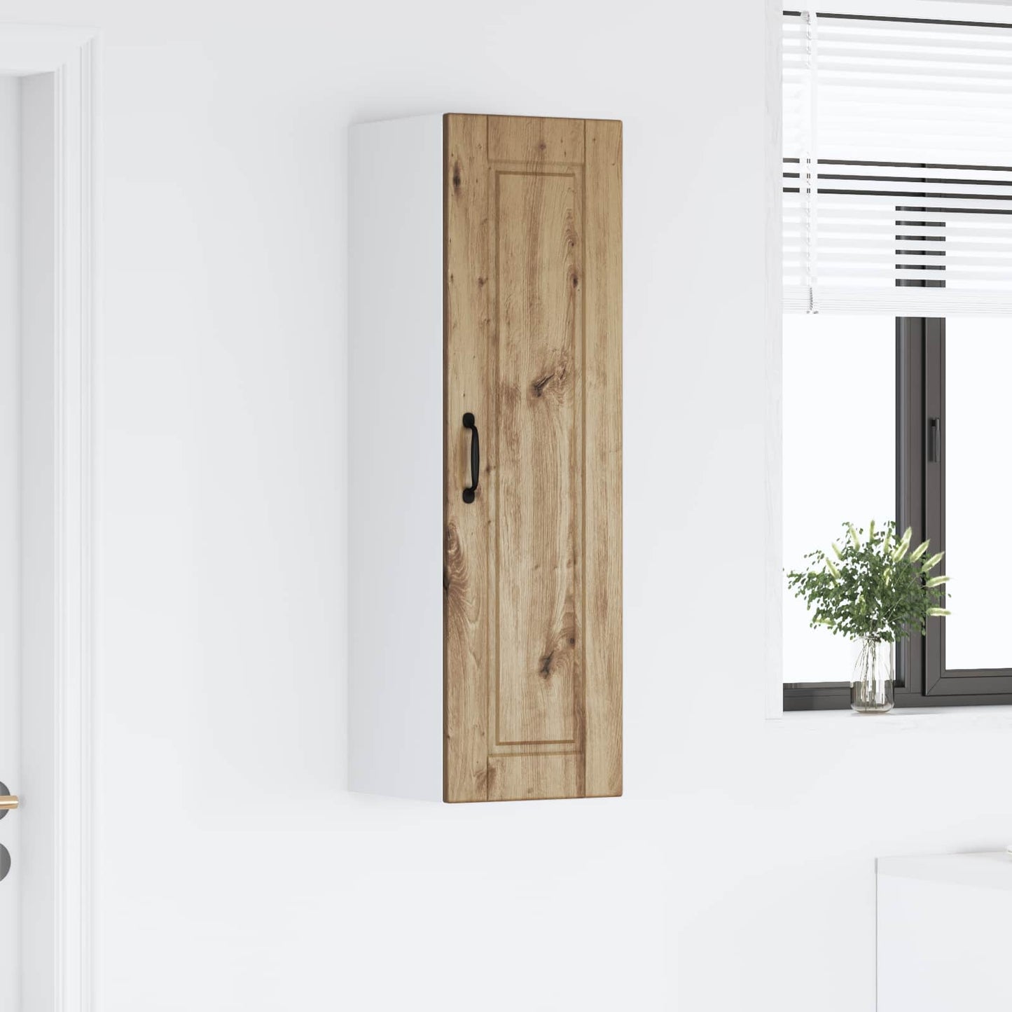 Veggskap PORTO Artisan Eik 30 x 31 x 100 cm Konstruert tre