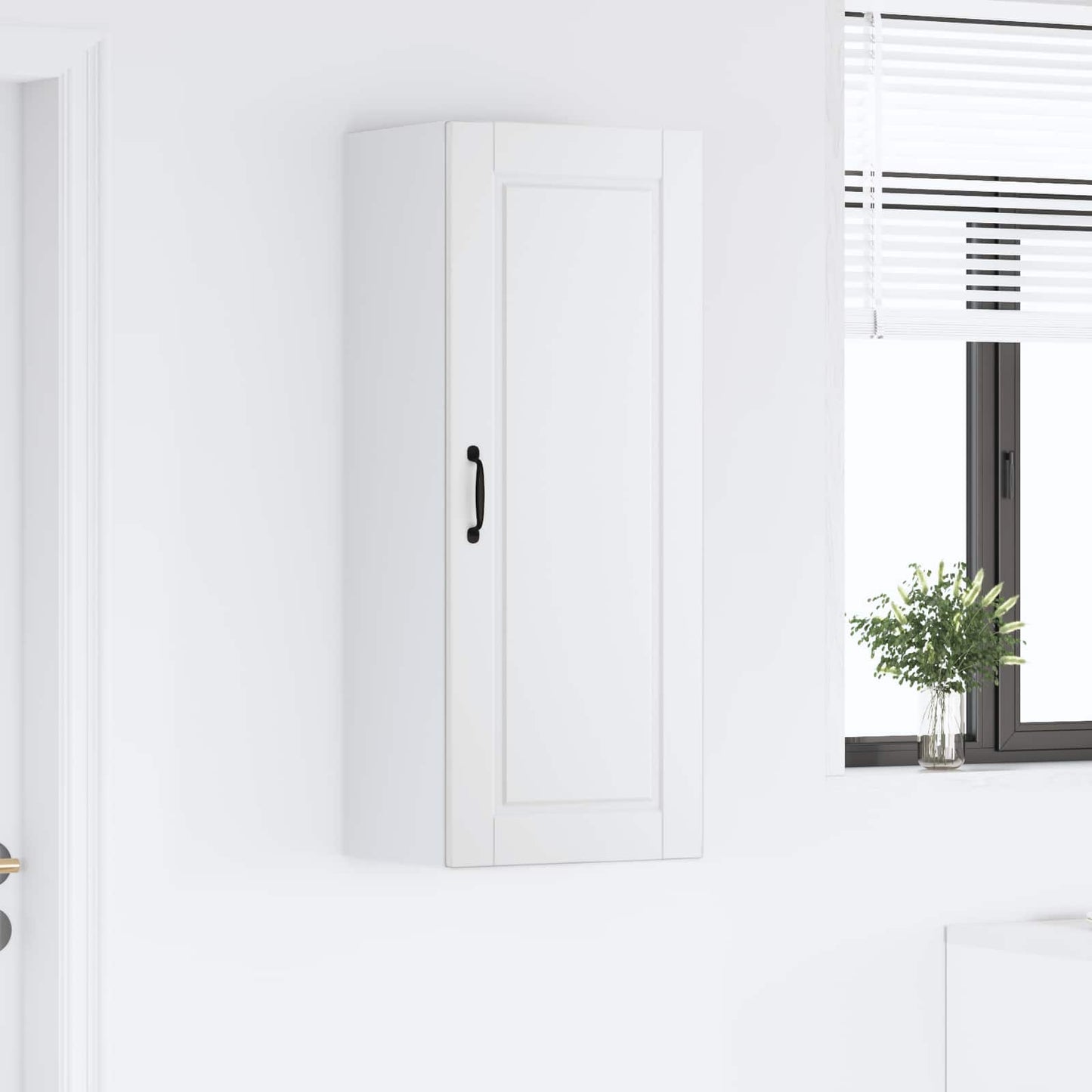 Veggskap PORTO Hvit 40 x 31 x 100 cm Konstruert tre