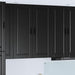 Veggskap PORTO Svart 40 x 31 x 100 cm Konstruert tre