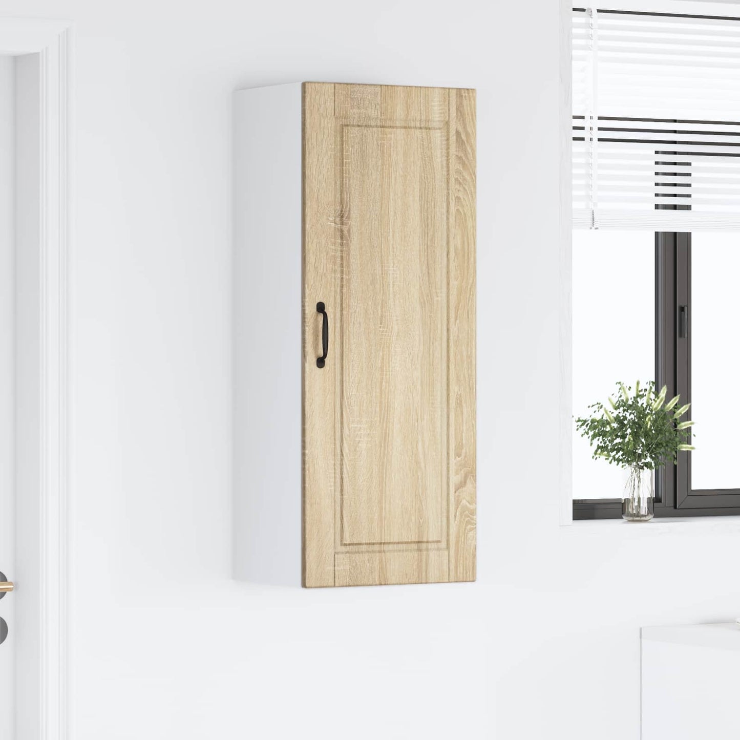 Veggskap PORTO Sonoma eik 40 x 31 x 100 cm Konstruert tre