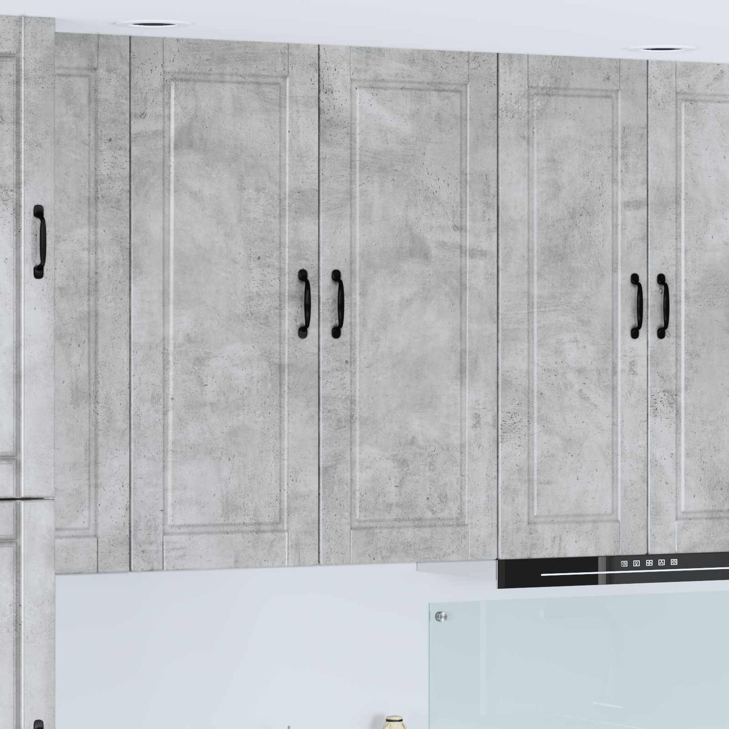 Veggskap PORTO Betonggrå 40 x 31 x 100 cm Konstruert tre