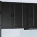 Veggskap PORTO Svart 50 x 31 x 100 cm Konstruert tre