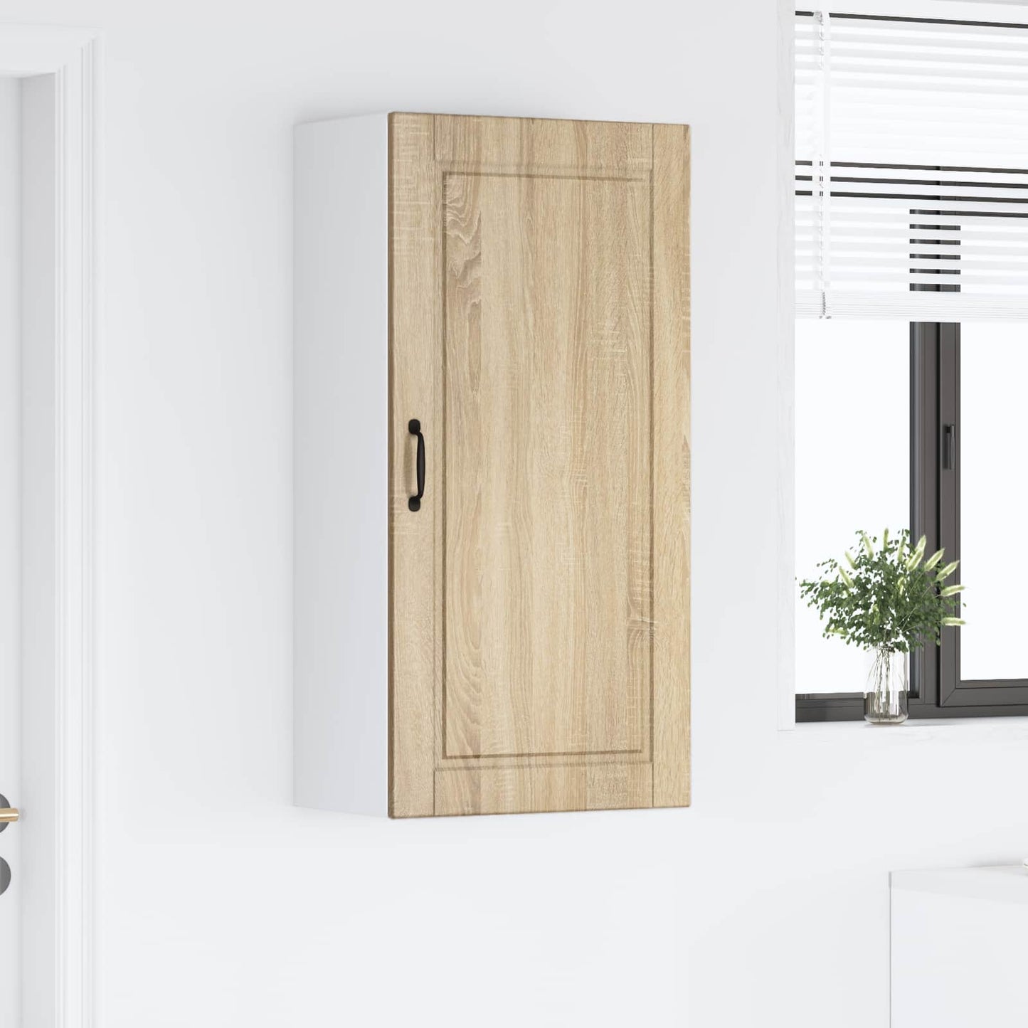 Veggskap PORTO Sonoma eik 50 x 31 x 100 cm Konstruert tre