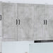 Veggskap PORTO Betonggrå 50 x 31 x 100 cm Konstruert tre