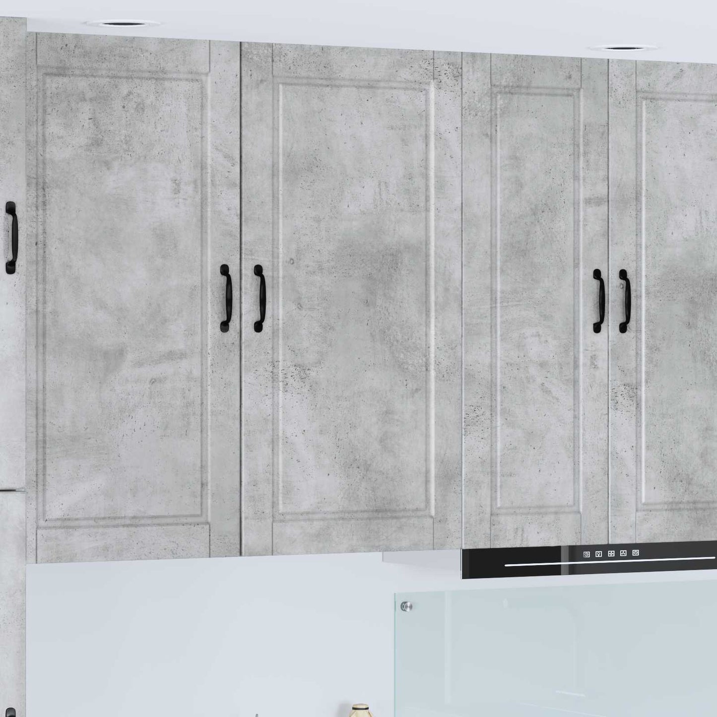 Veggskap PORTO Betonggrå 50 x 31 x 100 cm Konstruert tre