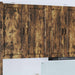 Veggskap PORTO Røkt eik 50 x 31 x 100 cm Konstruert tre