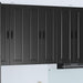 Veggskap PORTO Svart 60 x 31 x 100 cm Konstruert tre
