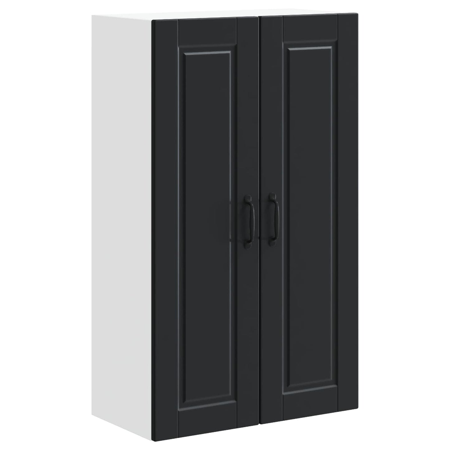 Veggskap PORTO Svart 60 x 31 x 100 cm Konstruert tre
