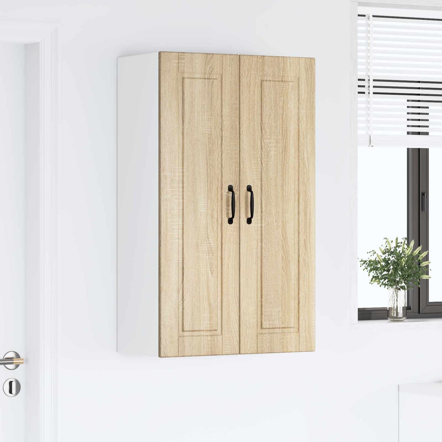Veggskap PORTO Sonoma eik 60 x 31 x 100 cm Konstruert tre