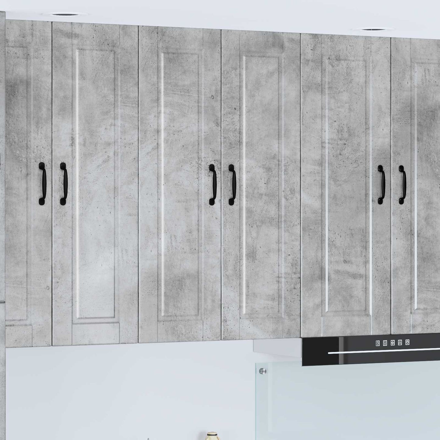 Veggskap PORTO Betonggrå 60 x 31 x 100 cm Konstruert tre