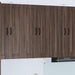 Veggskap PORTO Brun Eik 60 x 31 x 100 cm Konstruert tre