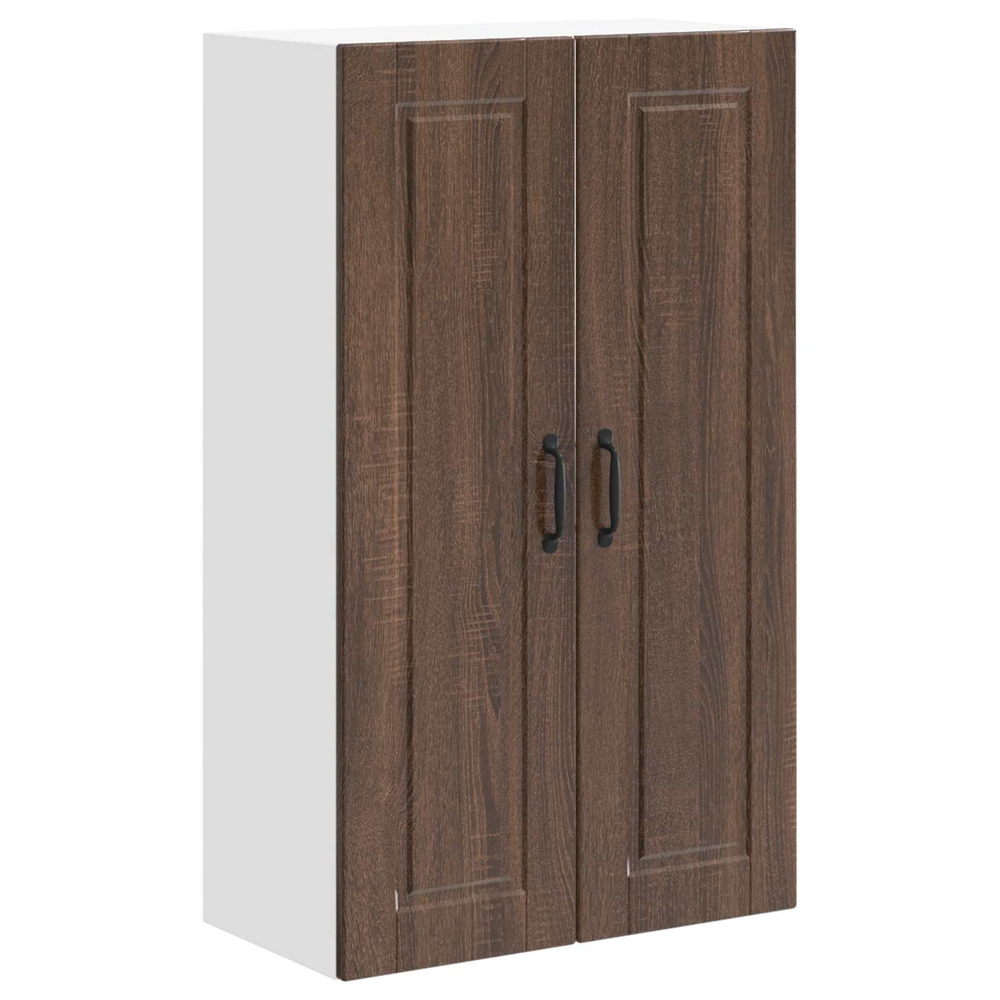 Veggskap PORTO Brun Eik 60 x 31 x 100 cm Konstruert tre