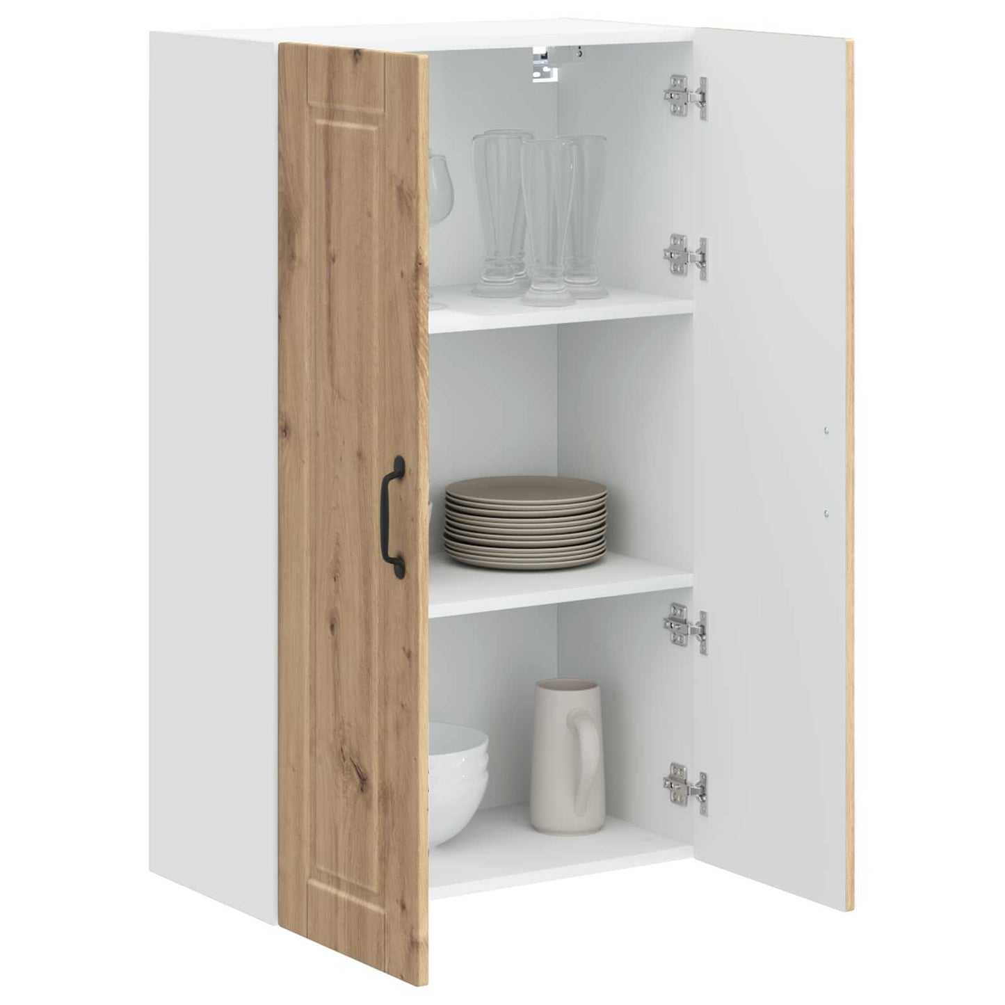 Veggskap PORTO Artisan Eik 60 x 31 x 100 cm Konstruert tre