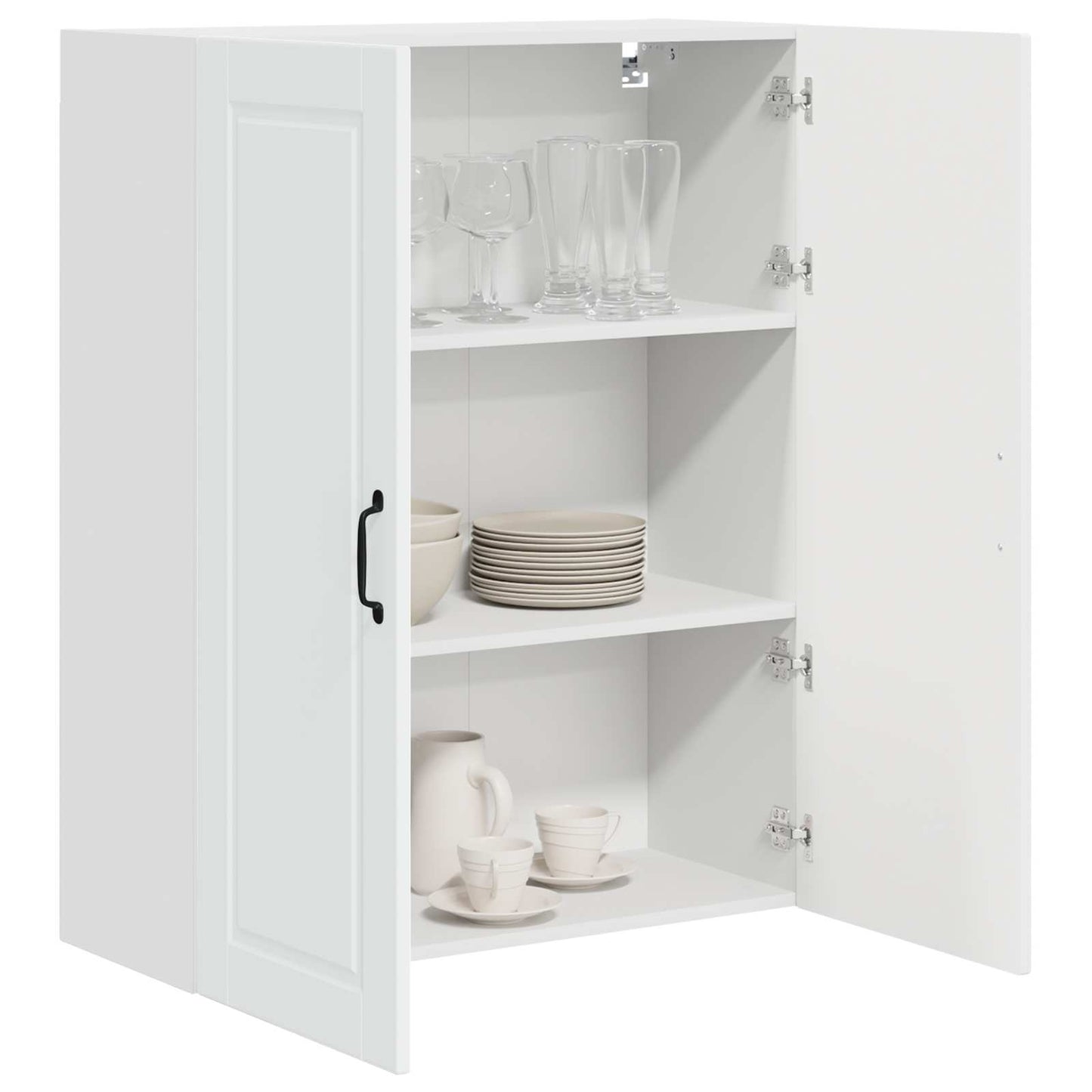 Veggskap PORTO Hvit 80 x 31 x 100 cm Konstruert tre