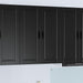 Veggskap PORTO Svart 80 x 31 x 100 cm Konstruert tre