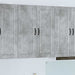 Veggskap PORTO Betonggrå 80 x 31 x 100 cm Konstruert tre