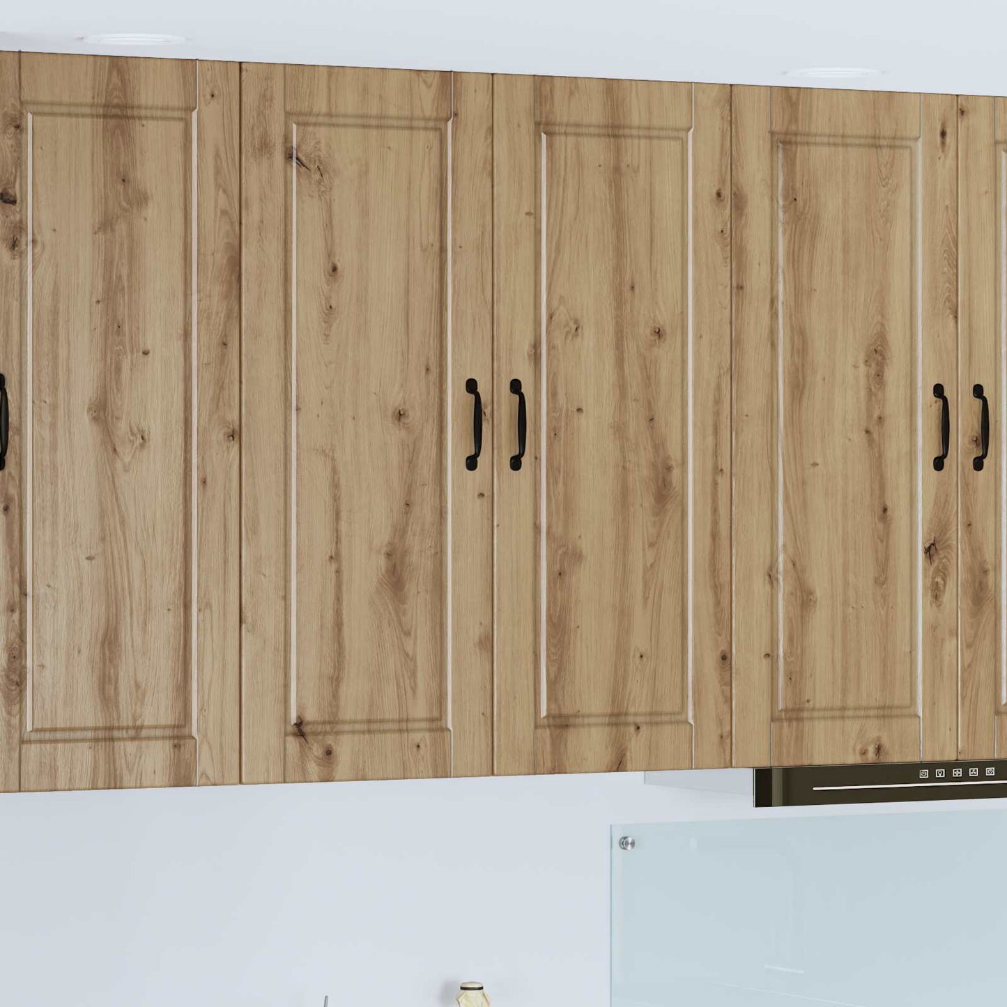Veggskap PORTO Artisan Eik 80 x 31 x 100 cm Konstruert tre