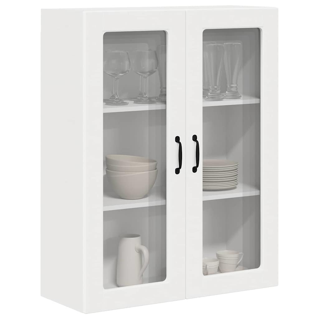 Vegghylle PORTO Hvit 80 x 31 x 100 cm Konstruert tre