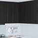 Vegghjørneskap PORTO Svart 57 x 57 x 100 cm Konstruert tre