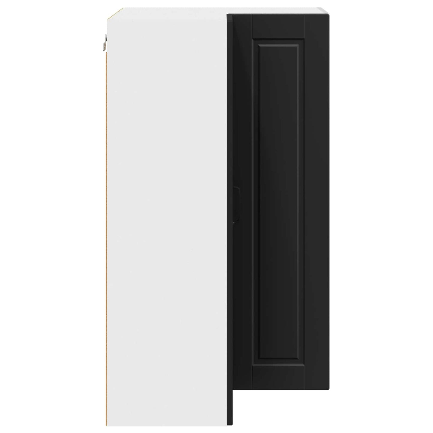 Vegghjørneskap PORTO Svart 57 x 57 x 100 cm Konstruert tre