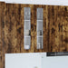 Vegghylle PORTO Røkt eik 60 x 31 x 100 cm Konstruert tre