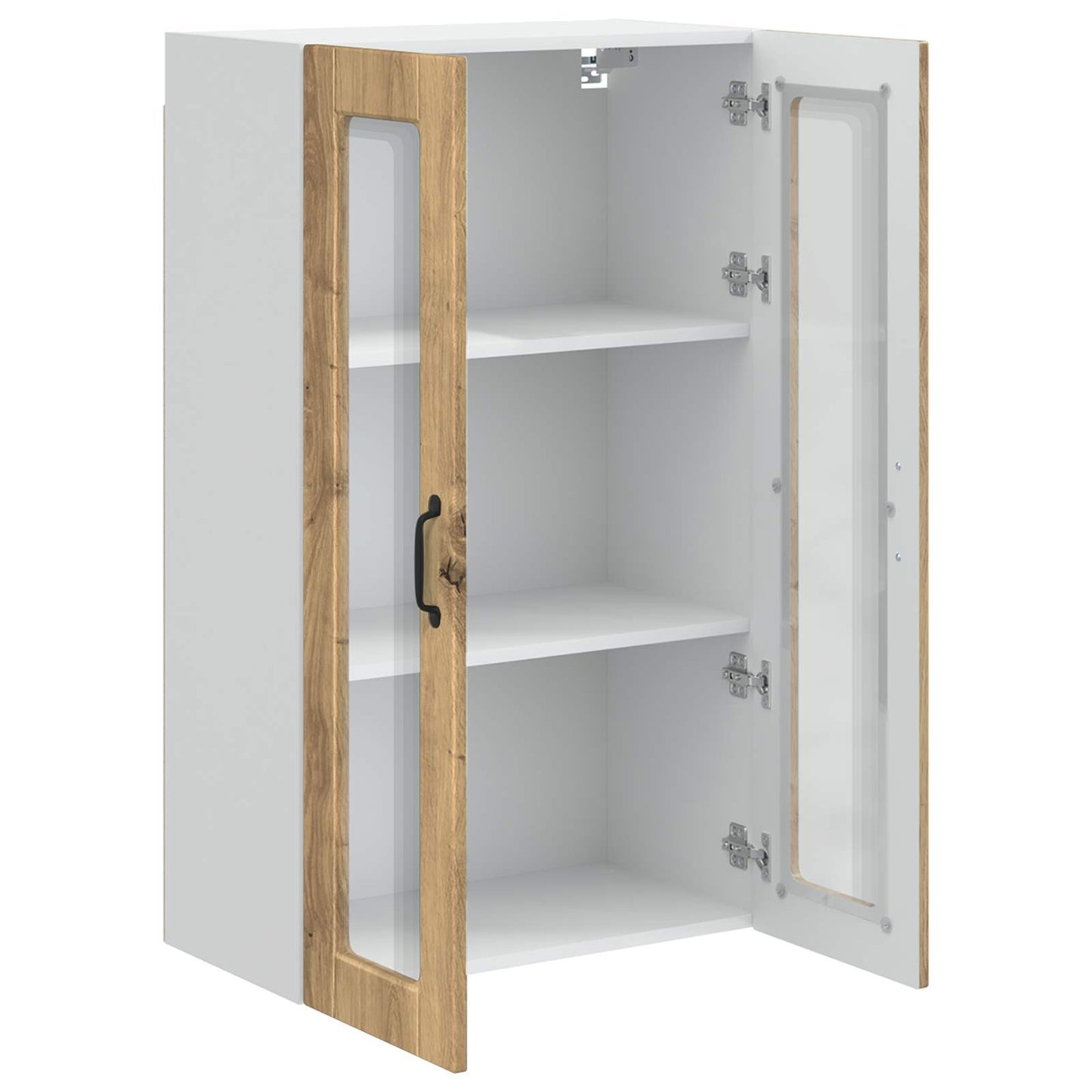 Vegghylle PORTO Artisan Eik 60 x 31 x 100 cm Konstruert tre