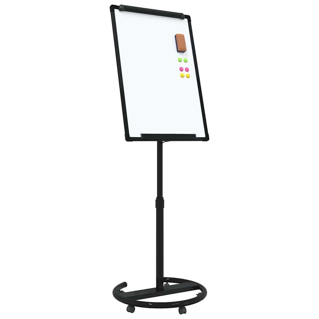 Magnetisk whiteboard Svart og Hvit 62 x 62,5 x 197 cm EPS