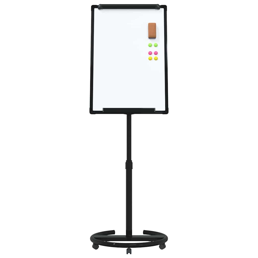 Magnetisk whiteboard Svart og Hvit 62 x 62,5 x 197 cm EPS