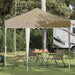 Pop-up Festtelt 195 x 195 x 245 cm Krem Oxford Stoff