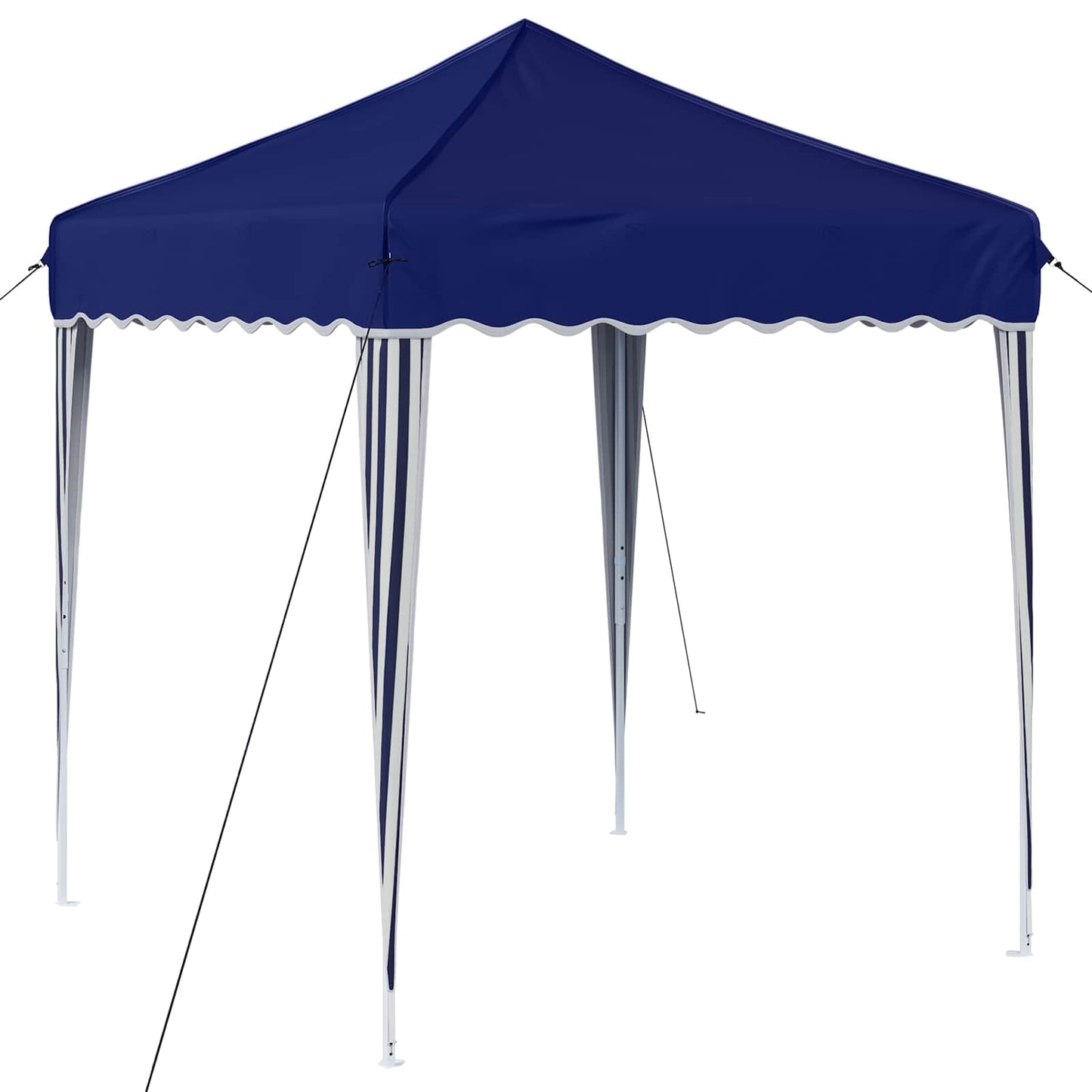 Pop-up Festtelt 195 x 195 x 245 cm Blå Oxford Stoff