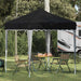 Pop-up Festtelt 195 x 195 x 245 cm Antrasitt Oxford Stoff