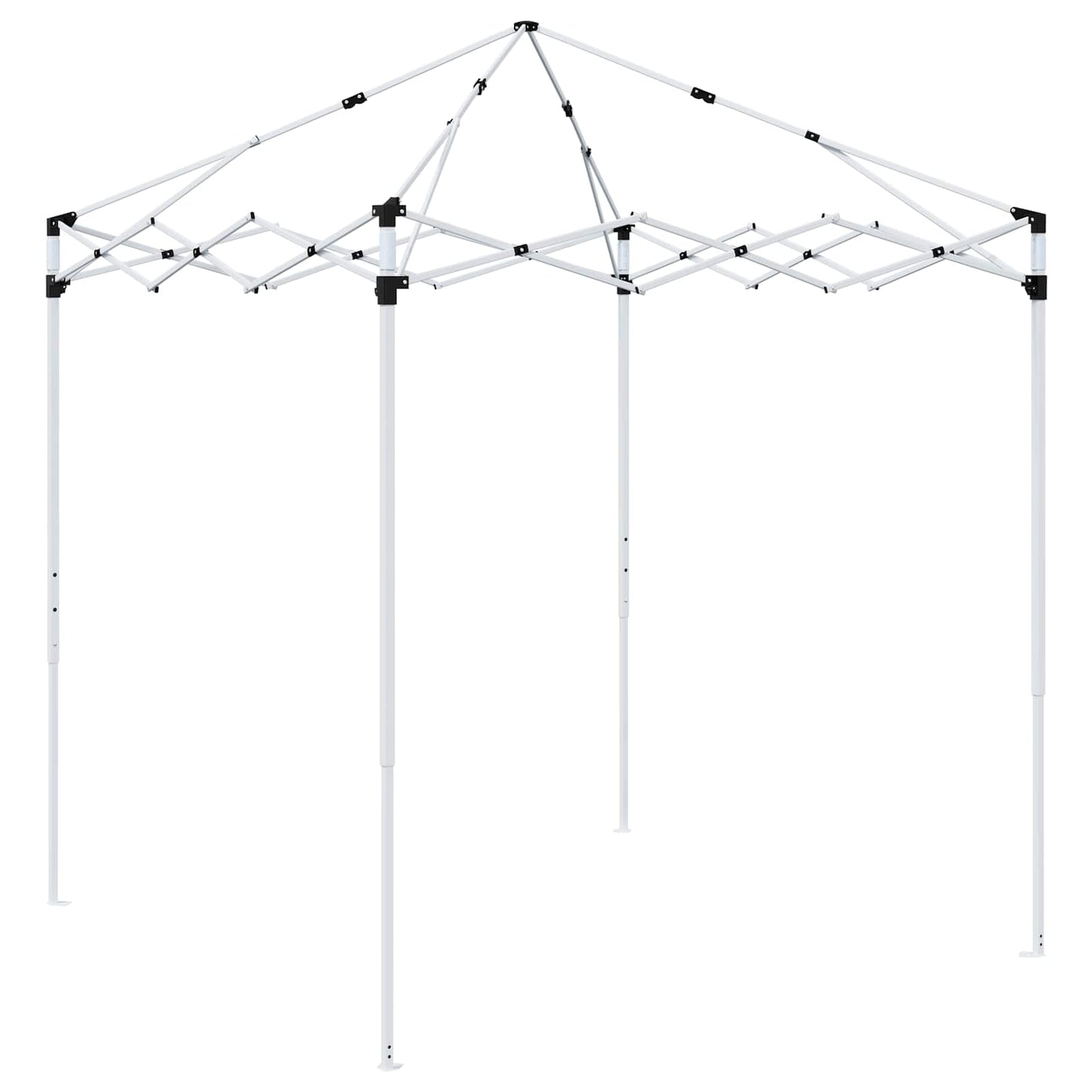 Pop-up Festtelt 195 x 195 x 245 cm Antrasitt Oxford Stoff