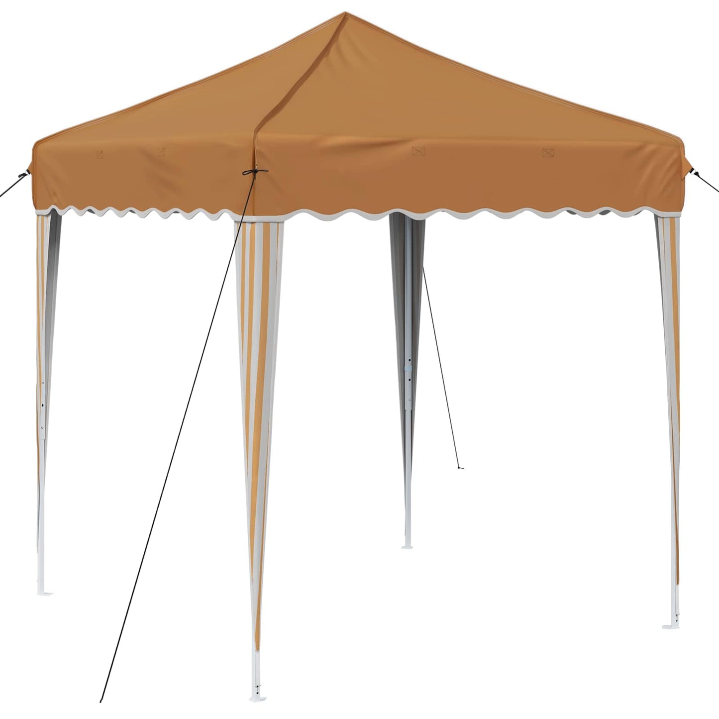 Pop-up Festtelt 195 x 195 x 245 cm Beige Oxford Stoff