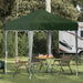 Pop-up Festtelt 195 x 195 x 245 cm Grønn Oxford Stoff