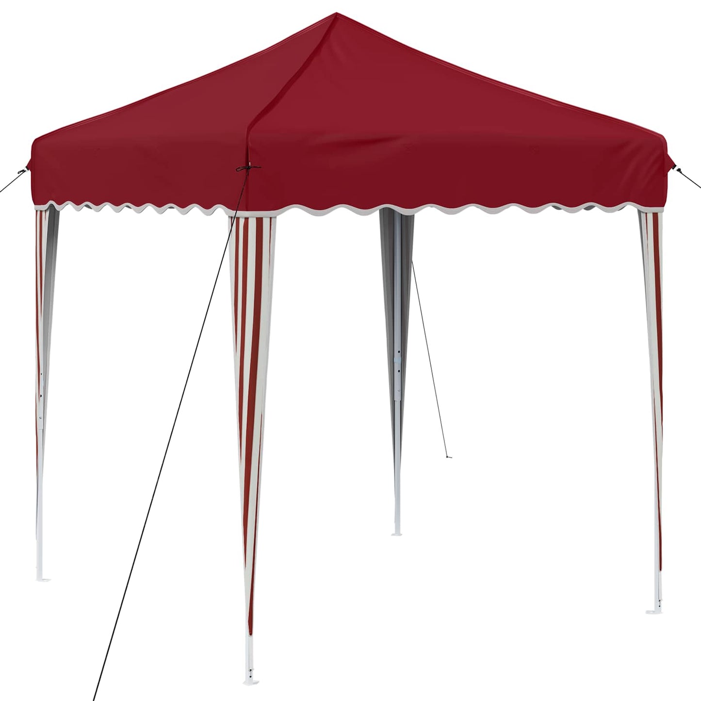 Pop-up Festtelt 195 x 195 x 245 cm Burgunder Oxford Stoff