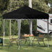 Pop-up Festtelt 195 x 195 x 245 cm Svart Oxford Stoff