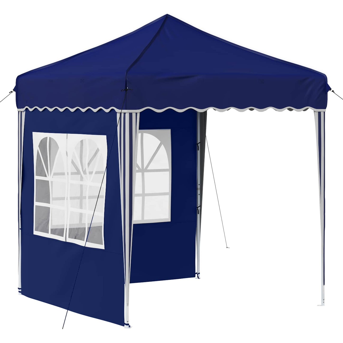 Pop-up Festtelt 195 x 195 x 245 cm Blå Oxford Stoff