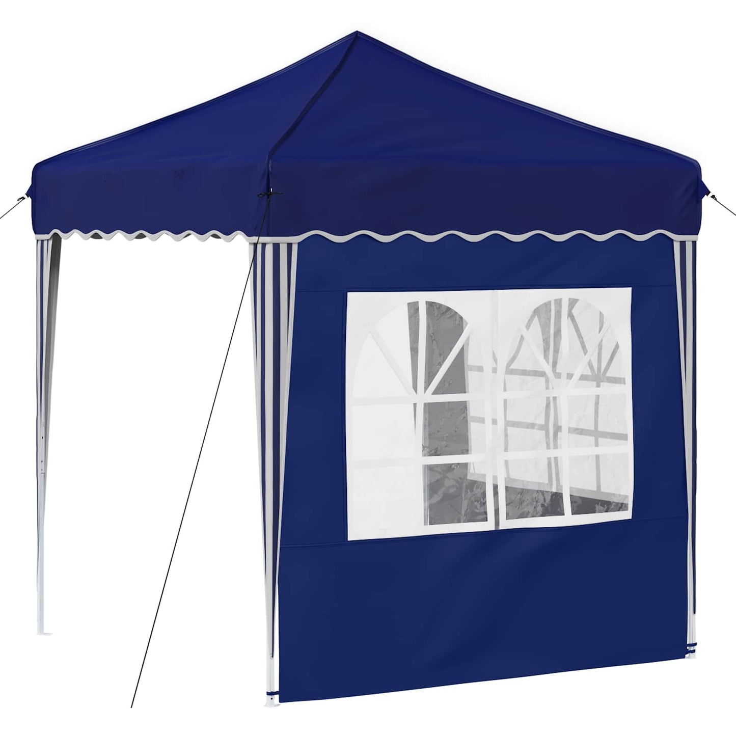 Pop-up Festtelt 195 x 195 x 245 cm Blå Oxford Stoff