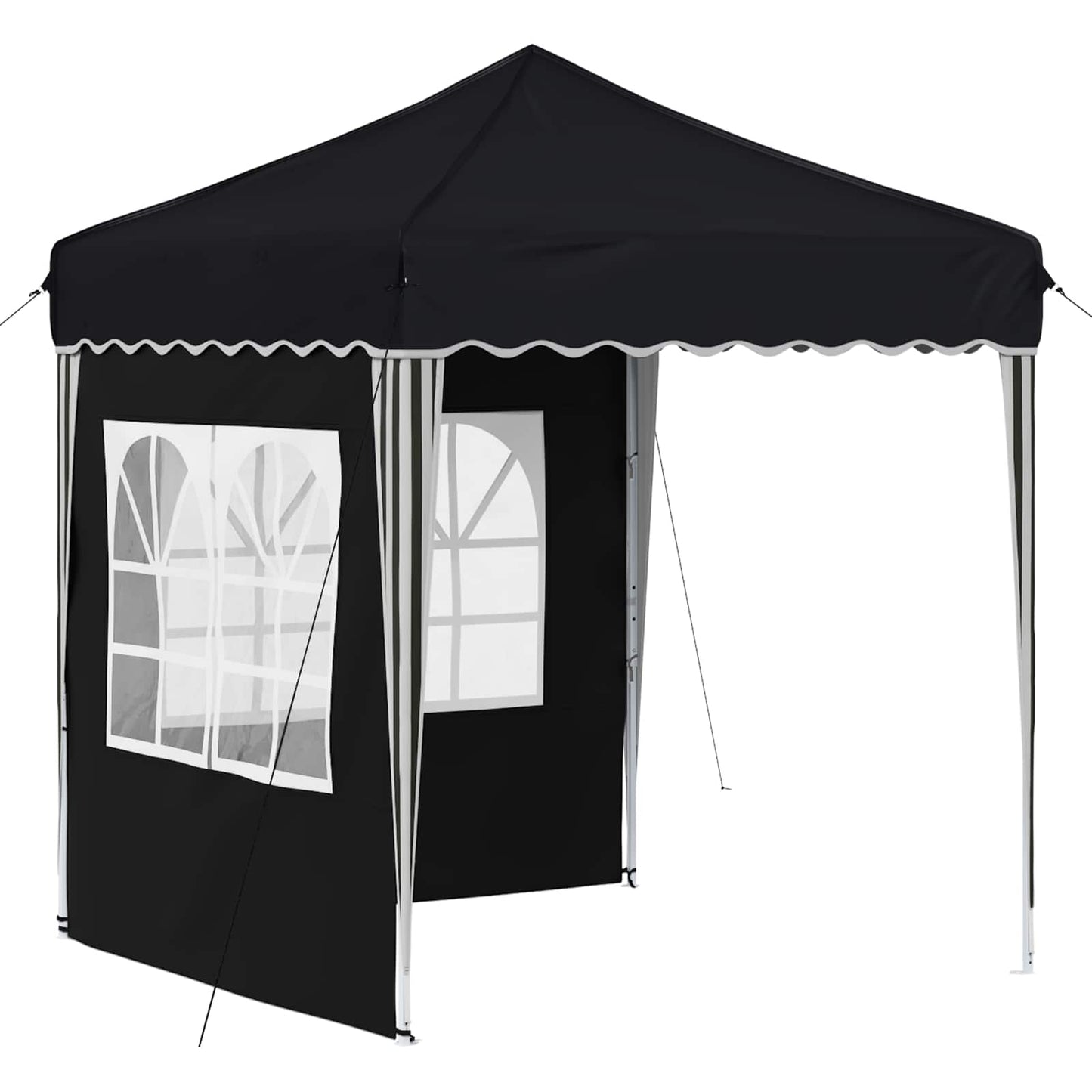 Pop-up Festtelt 195 x 195 x 245 cm Antrasitt Oxford Stoff
