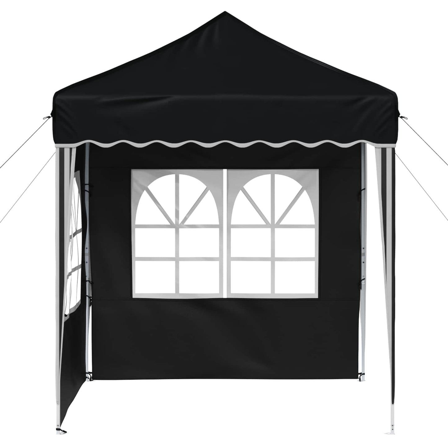 Pop-up Festtelt 195 x 195 x 245 cm Antrasitt Oxford Stoff