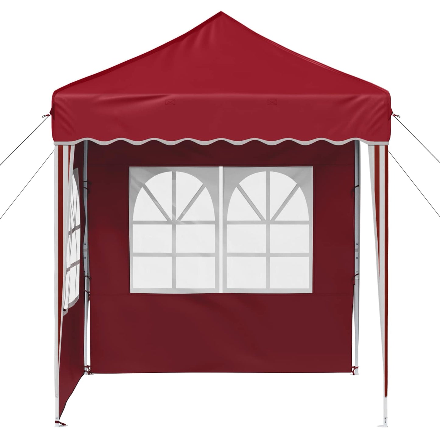 Pop-up Festtelt 195 x 195 x 245 cm Burgunder Oxford Stoff