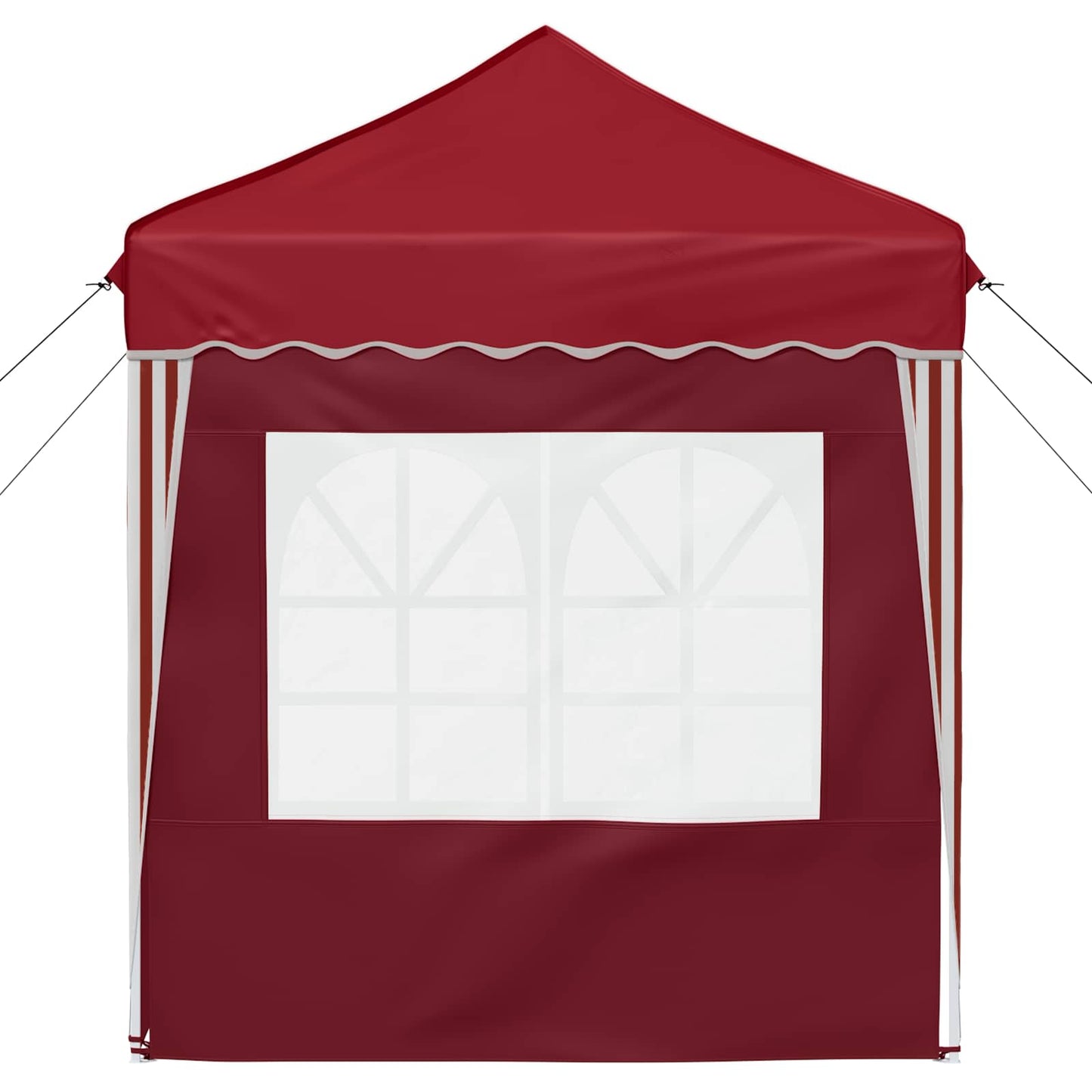 Pop-up Festtelt 195 x 195 x 245 cm Burgunder Oxford Stoff