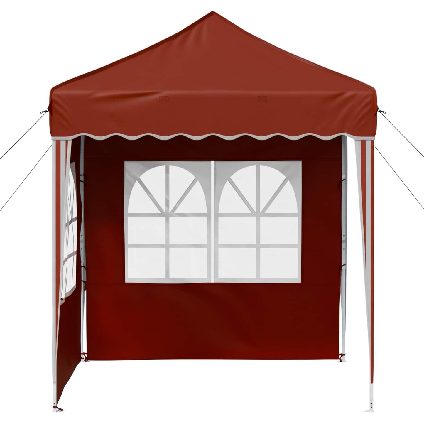 Pop-up Festtelt 195 x 195 x 245 cm Terrakotta Oxford Stoff